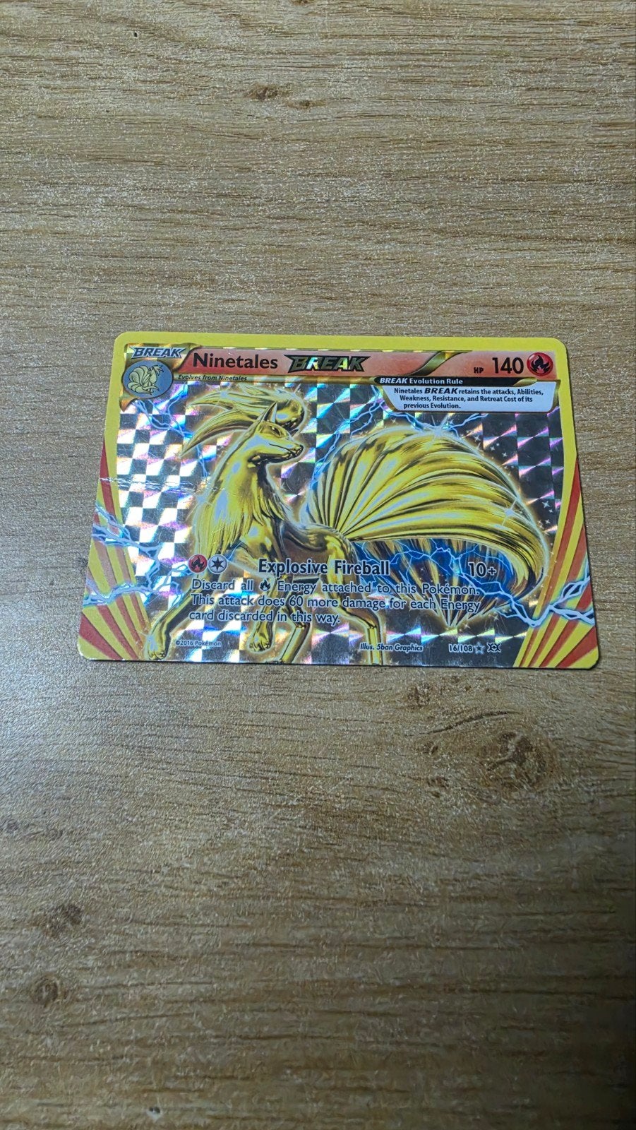 ninetales break 16/108, Ophalen