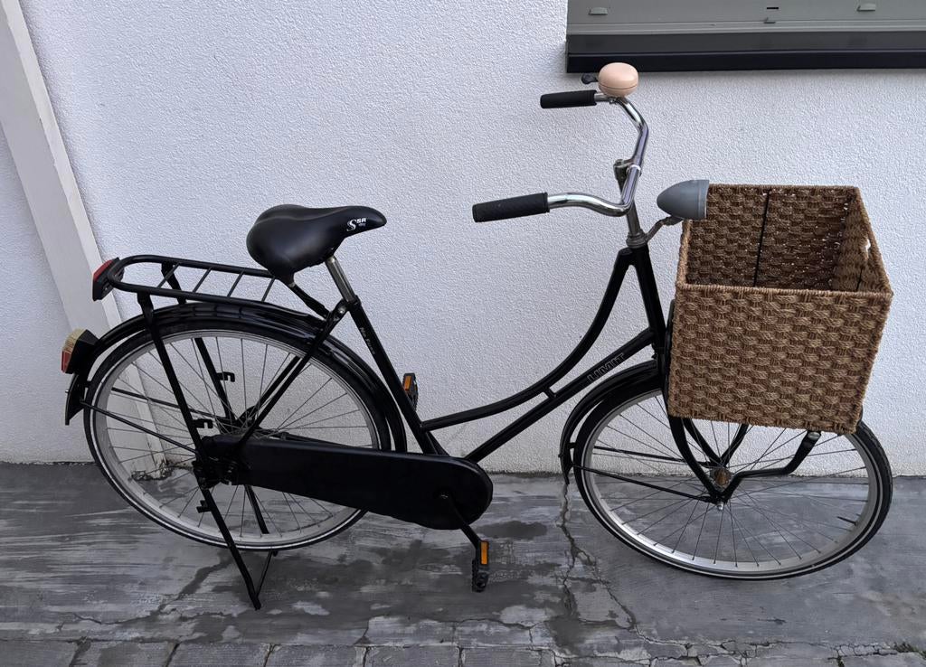Omafiets, Fietsen en Brommers, Fietsen | Dames | Omafietsen, Zo goed als nieuw, 47 tot 50 cm, Terugtraprem, Ophalen