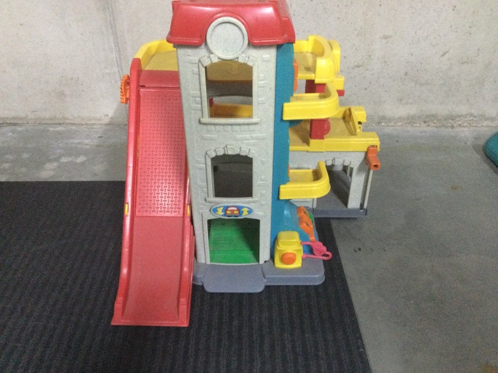 Fischer price garage, Ophalen