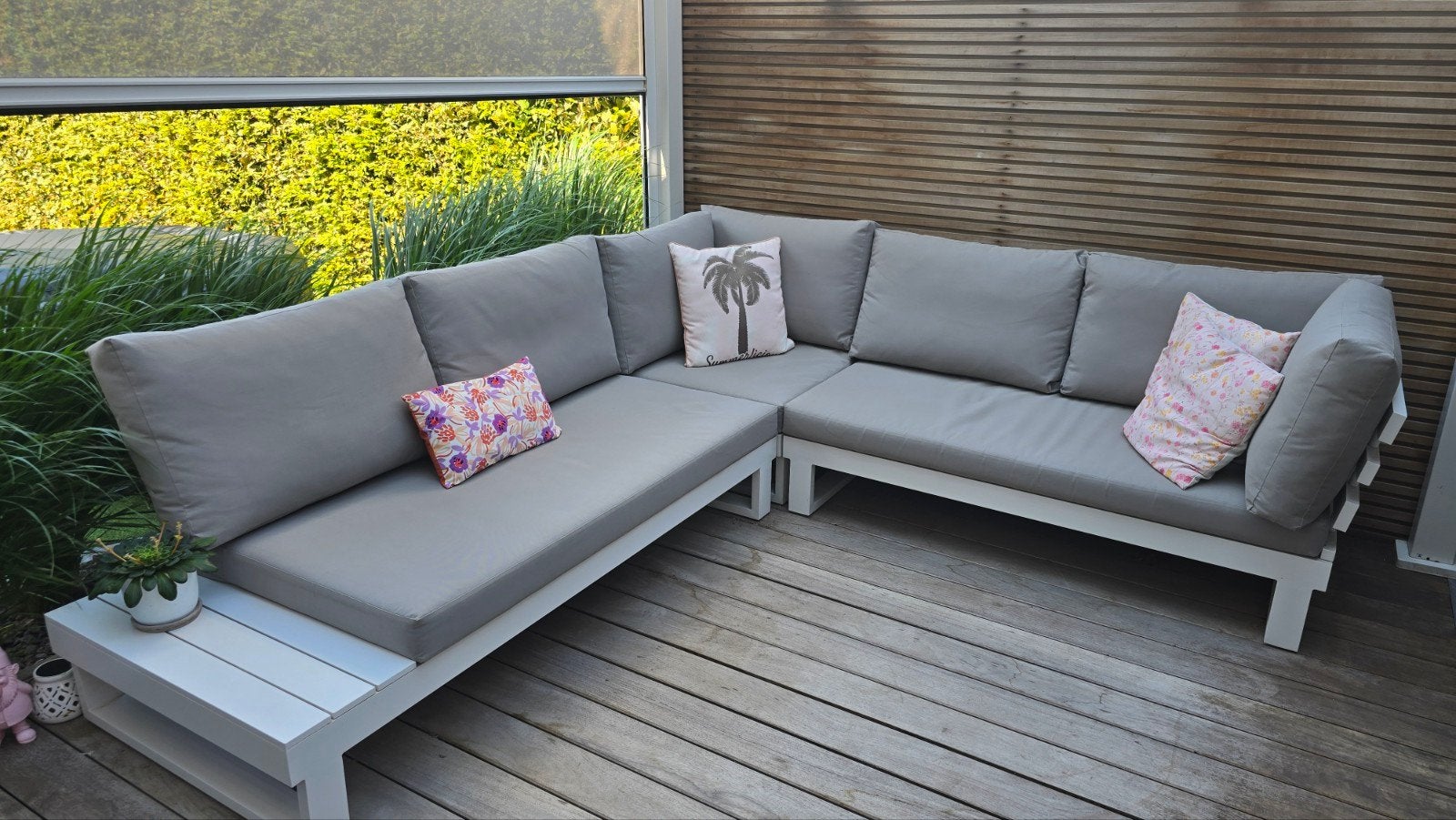 lounge buitenhof life, Banque, Aluminium, Comme neuf, Enlèvement