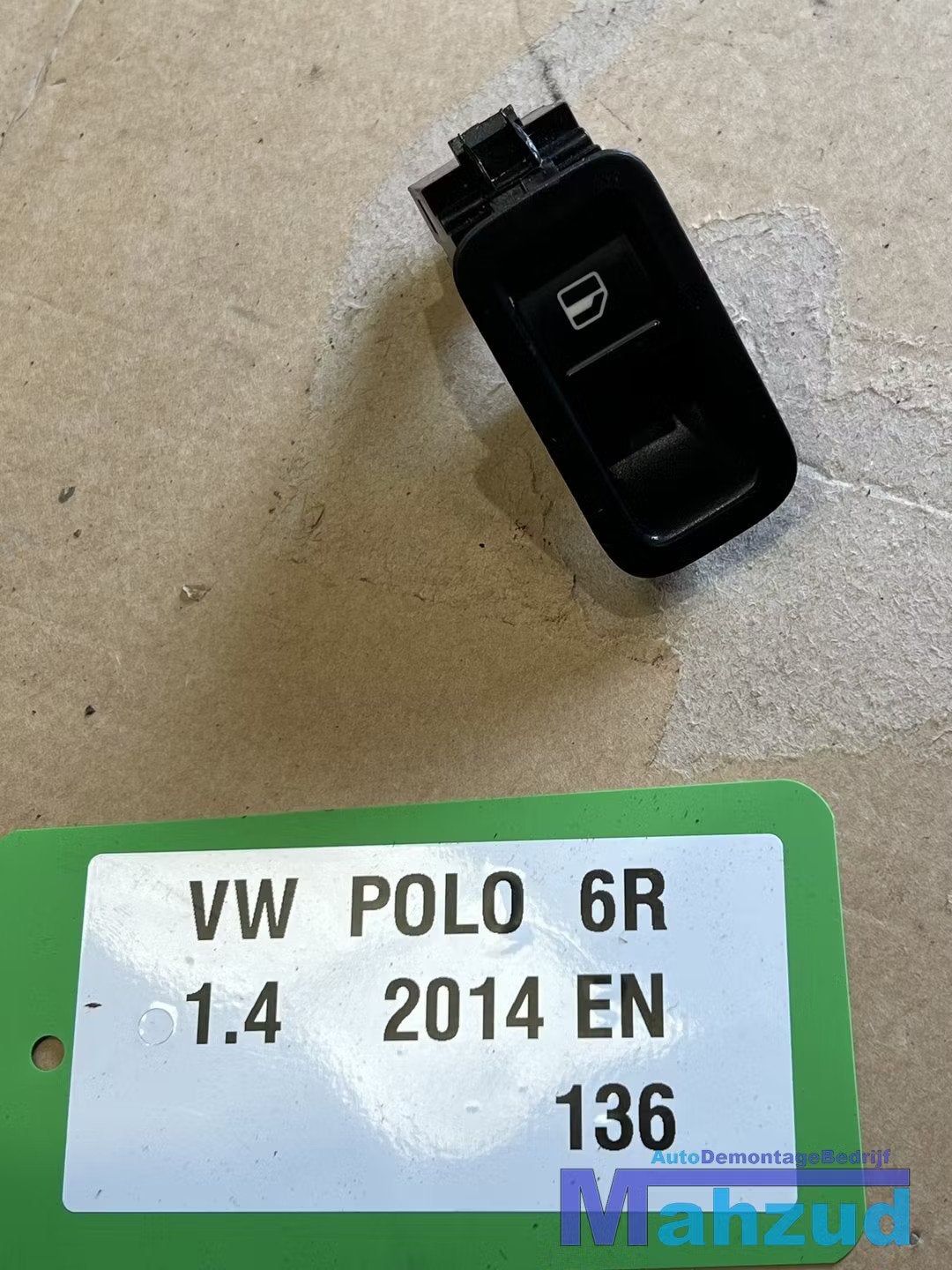 VW POLO 6R raam schakelaar 2009-2017, Volkswagen, Volkswagen AG, Vw@volkswagen.de, Utilisé