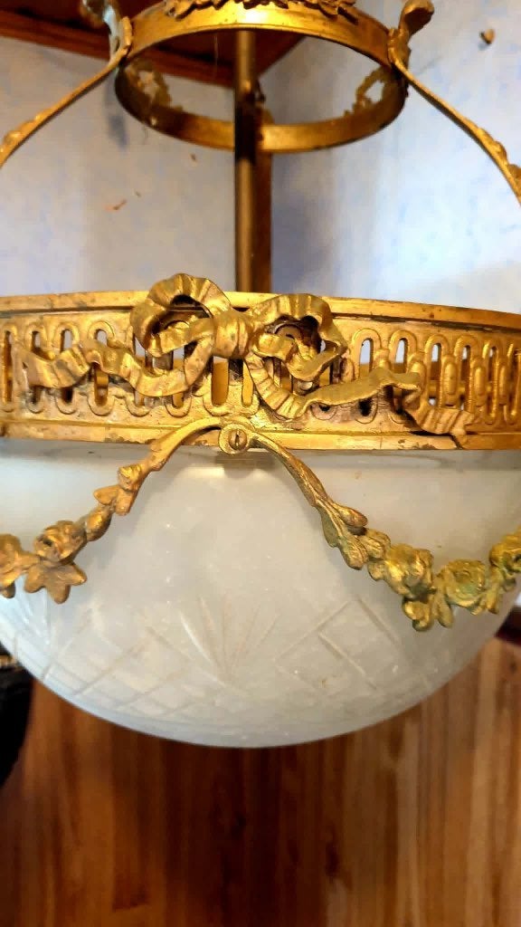 oude vintage luister, Antiek en Kunst, Antiek | Verlichting, Ophalen