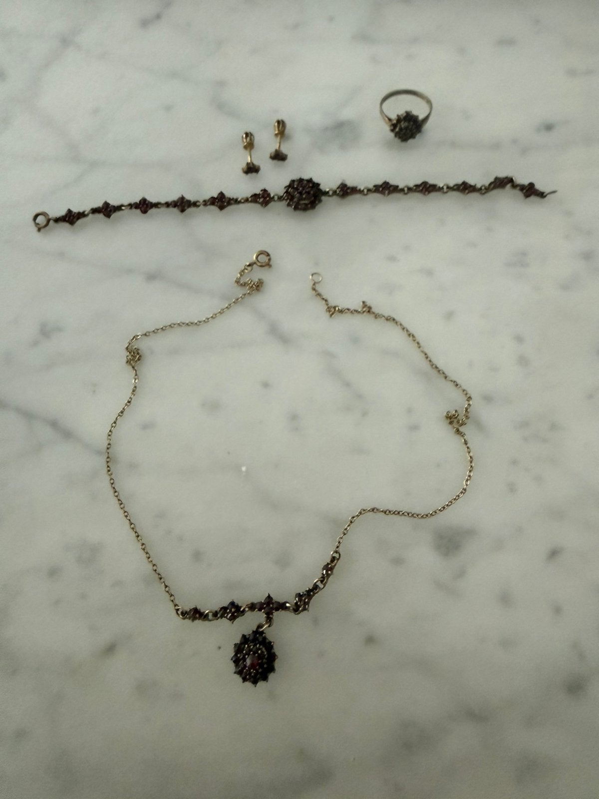 Ensemble de bijoux vintage, Enlèvement, Utilisé, Argent