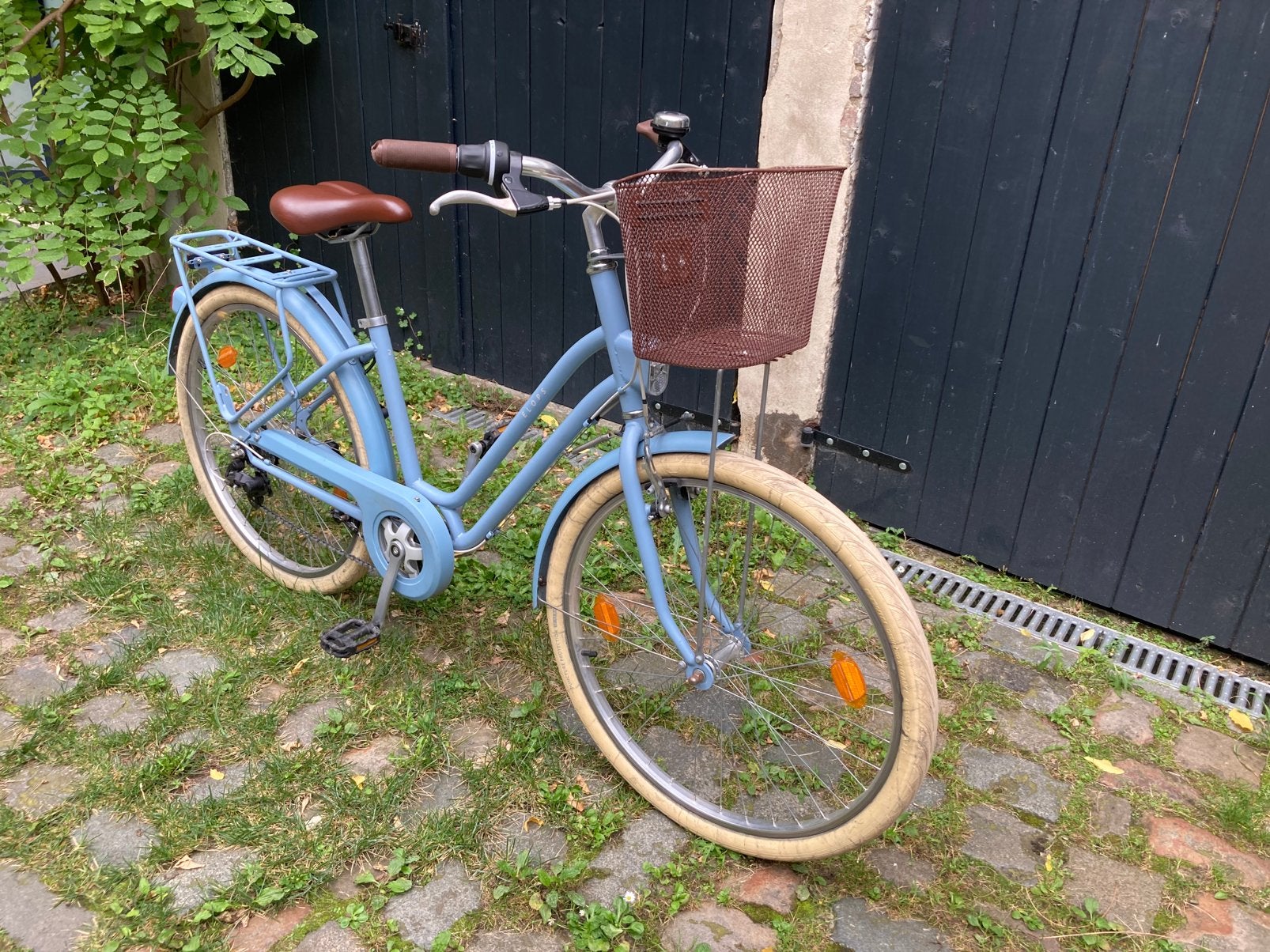 Elops 520 Light Blue XS, Velgrem, Zo goed als nieuw, Handrem, Ophalen