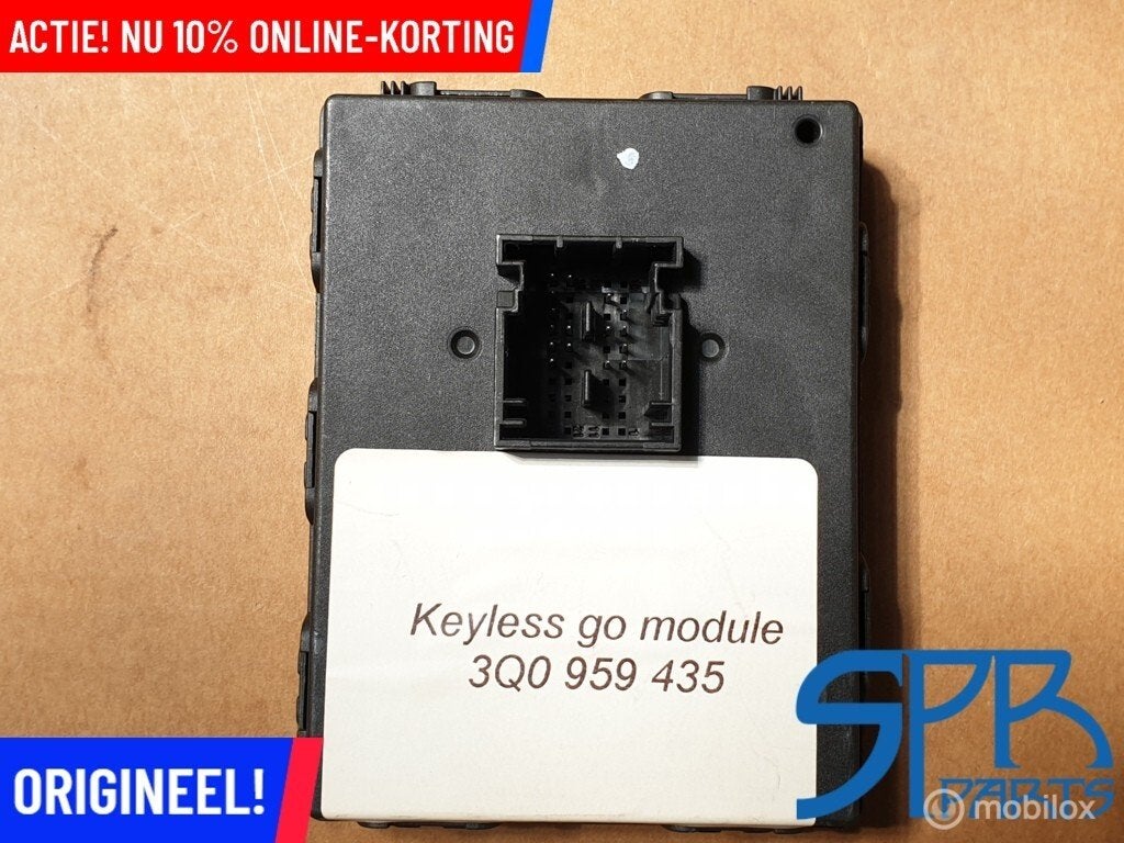 3Q0959435 KEYLESS ENTRY MODULE KESSY GOLF 7 VII SKODA FABIA, Enlèvement ou Envoi, Volkswagen, Utilisé, Volkswagen