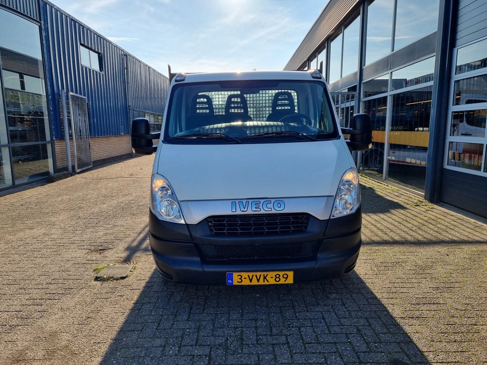 Iveco Daily 35C13 Open laadbak Kraan 850kg Maxilift Euro 5, Autos, Euro 5, Achat, 93 kW, Entreprise
