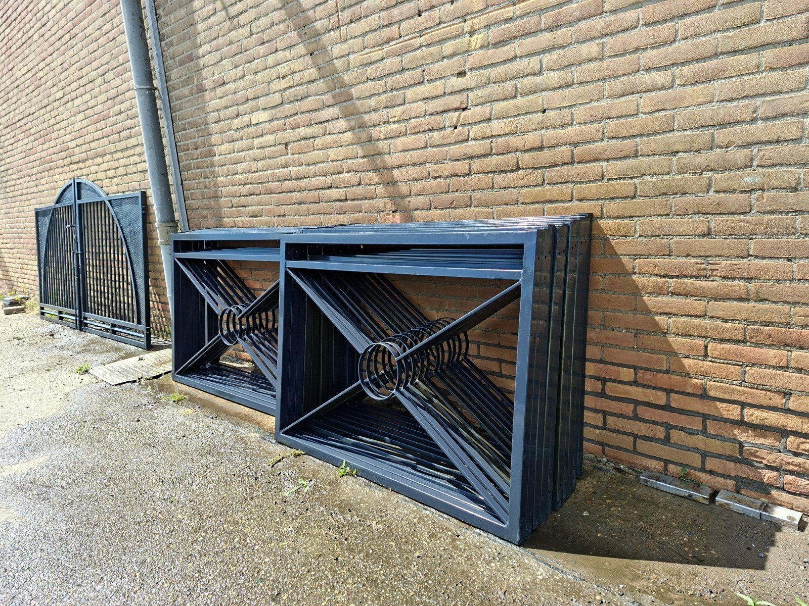 nette partij sierhekwerk + sierpoort, Ophalen, Sierhekwerk