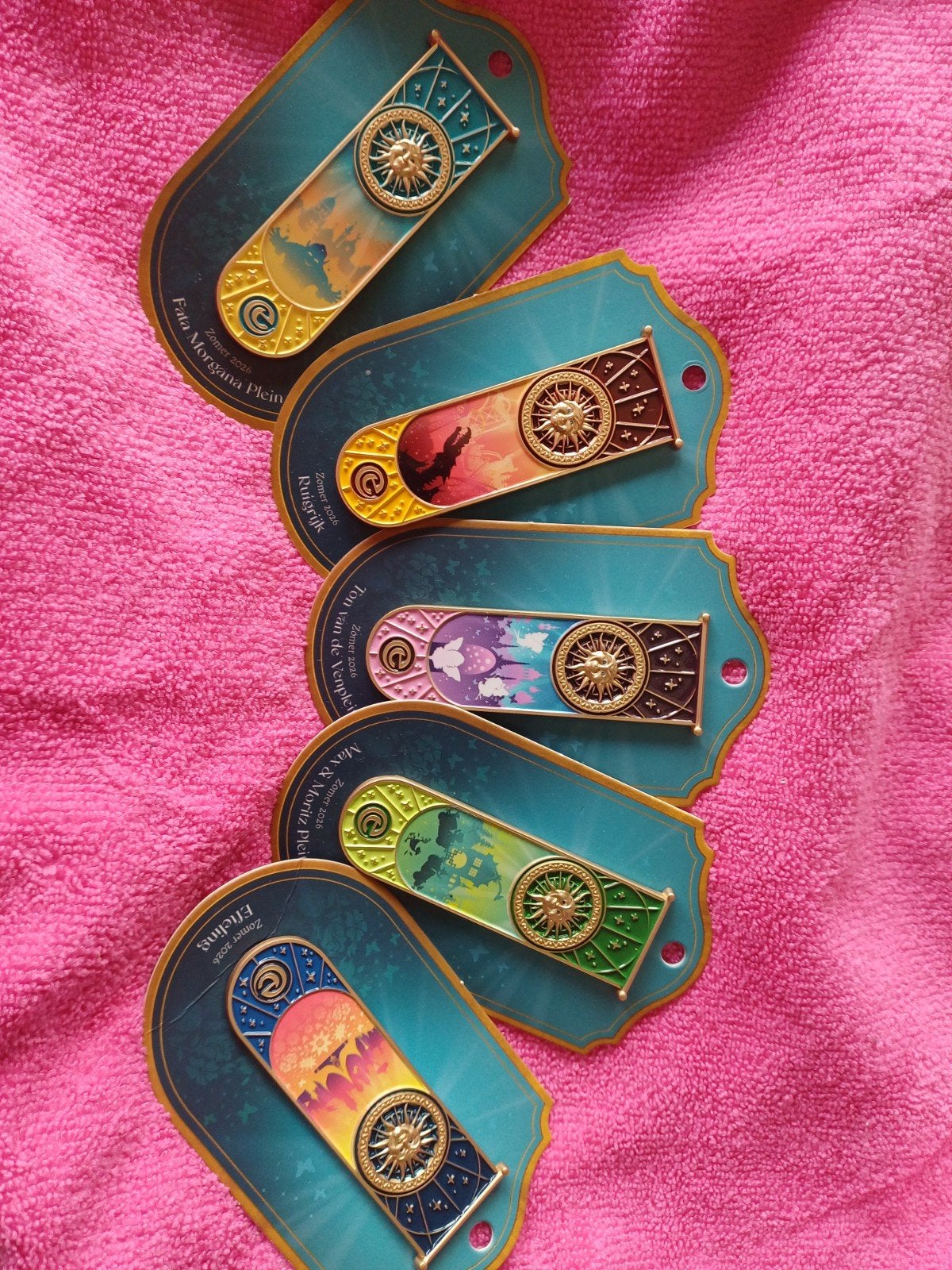 zomerpins serie 2026 Efteling, Enlèvement ou Envoi, Neuf, Bouton ou Épingle