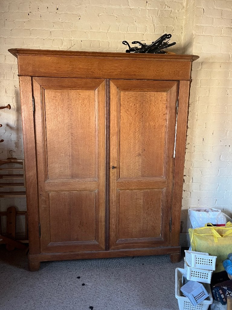 Penderie chêne, Maison & Meubles, 150 à 200 cm, Utilisé, Chêne, 50 à 75 cm