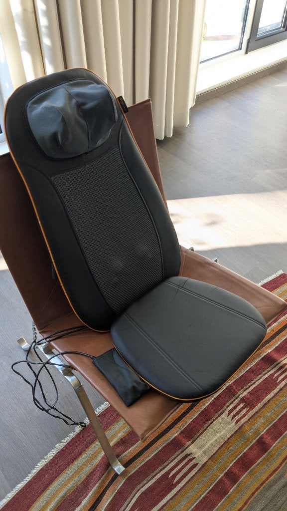 Fauteuil de massage Medisana, Sports & Fitness, Produits de massage, Enlèvement ou Envoi, Utilisé, Chaise de massage ou Coussin