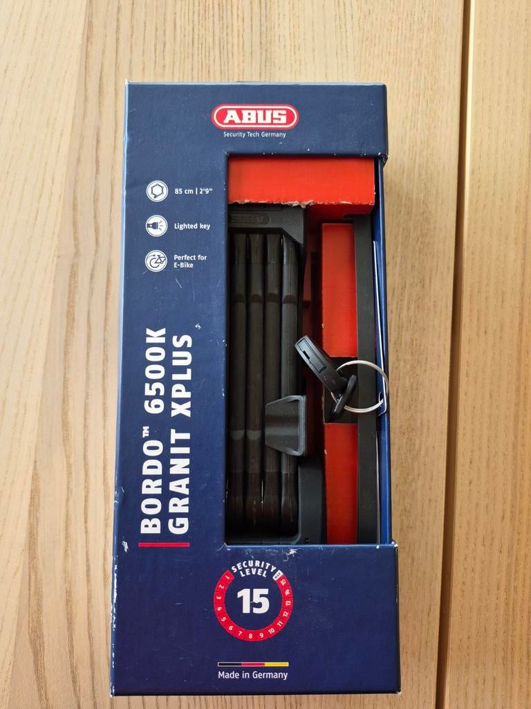 Abus fietsslot, Fietsen en Brommers, Ophalen, Nieuw, Vouwslot