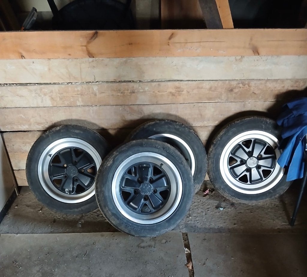 Velgen van Porsche Fuchs, Auto-onderdelen, Banden en Velgen, Ophalen, 16 inch, Velg(en)