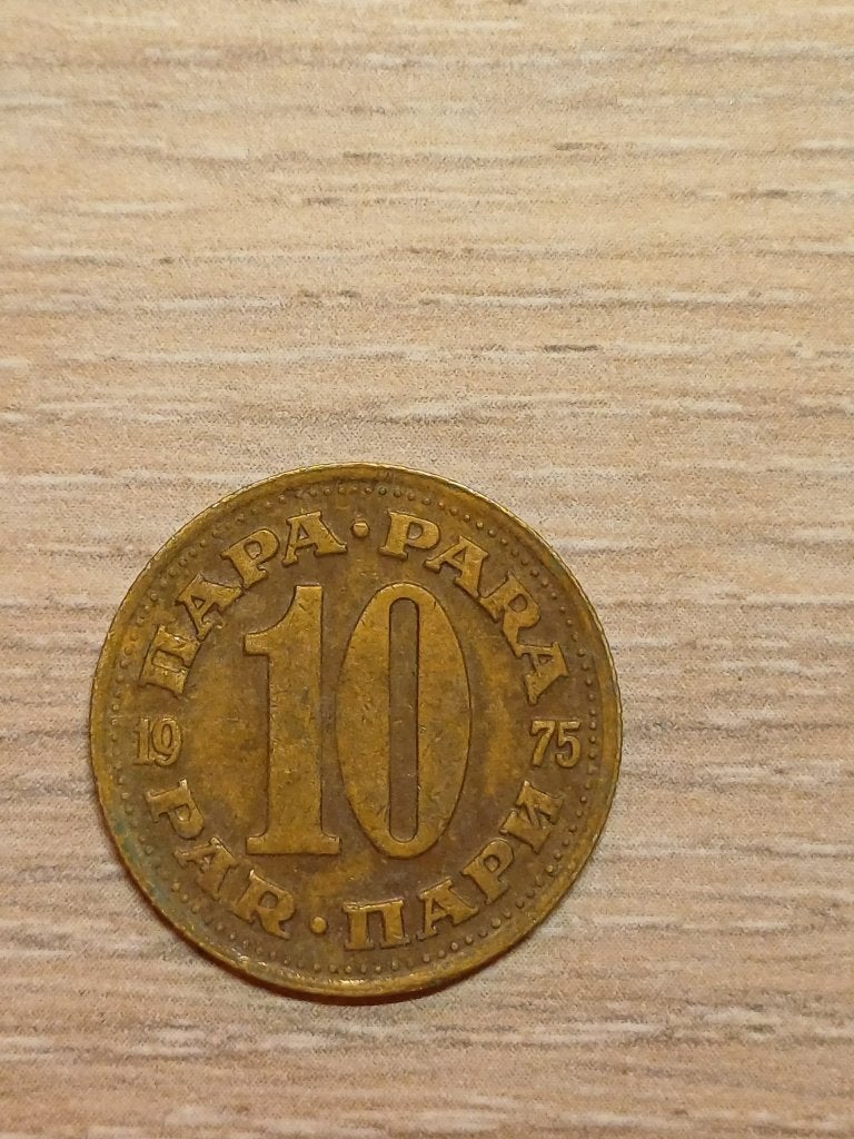 Lot de 10 pièces de monnaie anciennes, Envoi, Yougoslavie, Série