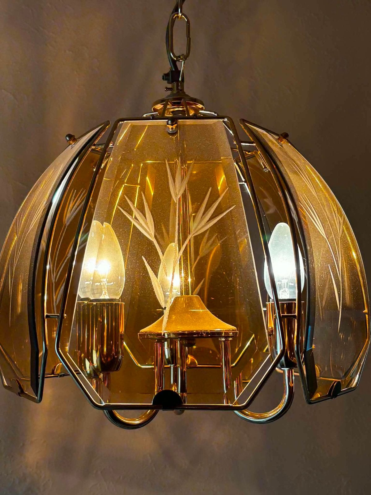 Vintage hanglamp, Ophalen, Zo goed als nieuw