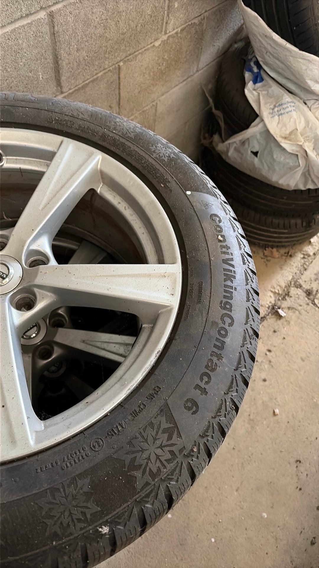 Volvo xc90 Velgen met winterbanden, Ophalen, 18 inch, Gebruikt, Velg(en)