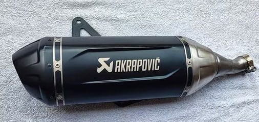 Akrapovic slip-on uitlaat voor Vespa GTS/GTV 310, Verzenden, Zo goed als nieuw, Uitlaat, Vespa