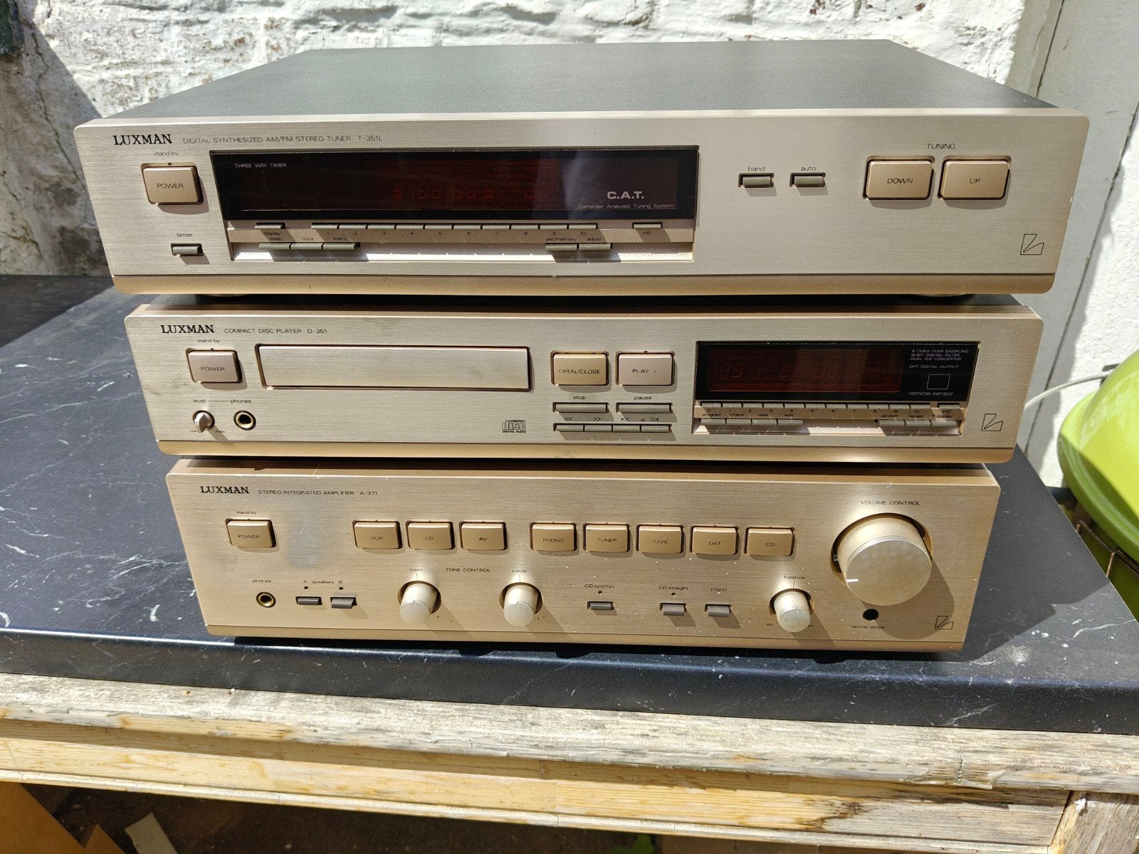 Luxman set, Audio, Tv en Foto, Overige merken, Gebruikt, Cd-speler, Losse componenten
