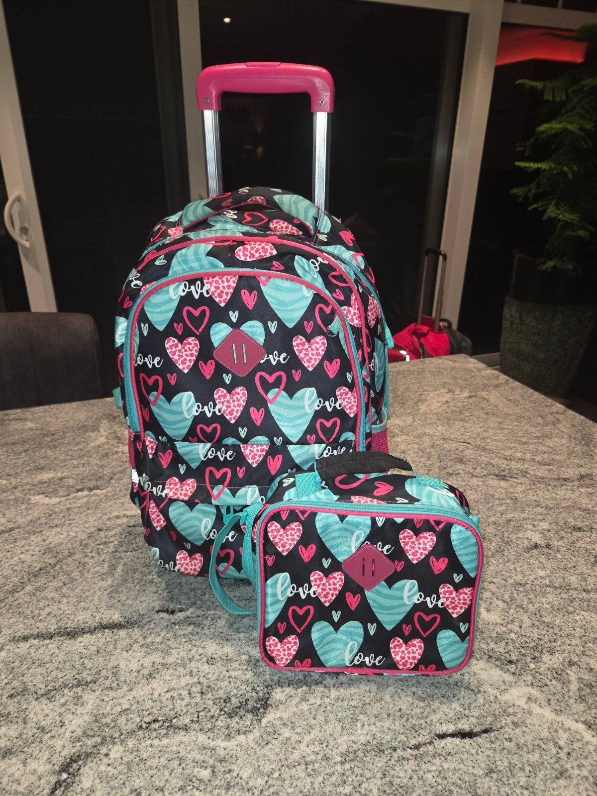 Boekentas trolley met turn tasje, Ophalen