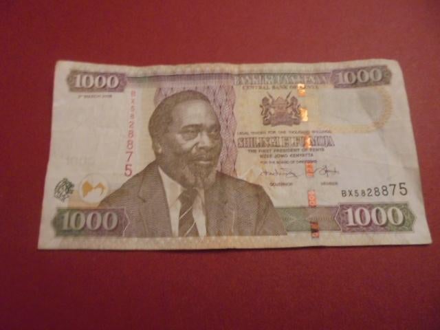 Kenya bankbiljetten, Ophalen of Verzenden