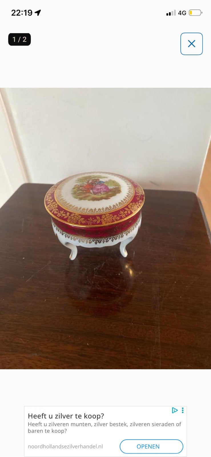 Sieraden doosje, Antiek en Kunst, Verzenden