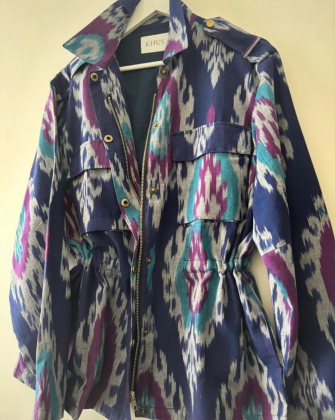 Ikat statement jacket, Kleding | Dames, Blouses en Tunieken, Verzenden, Zo goed als nieuw
