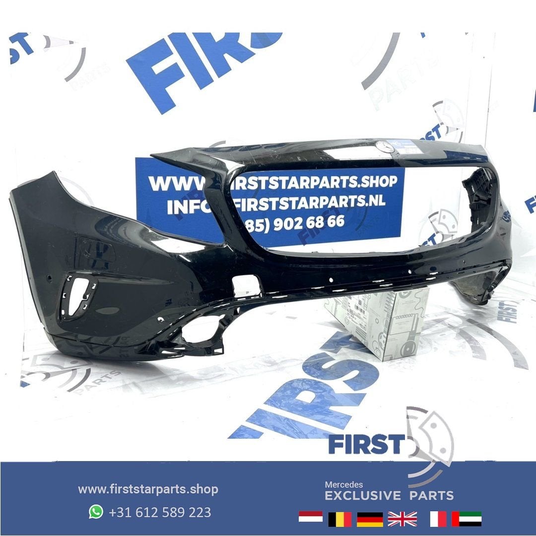 W156 GLA Voorbumper 2013-2019 KOPLAMPSPROEIERS / PDC zwart w, Utilisé, -, Avant, -