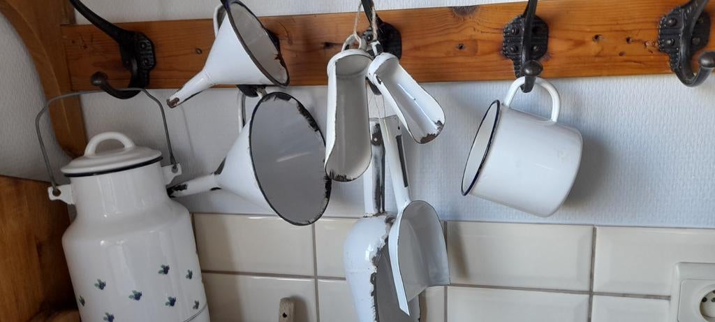 Oude witte keuken email, Ophalen of Verzenden