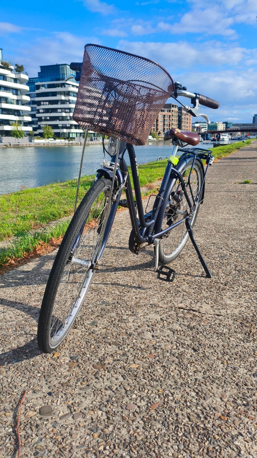 Vélo de ville B'Twin Elops 520, Vélos & Vélomoteurs, Autres marques, Vitesses, Frein sur jante, Enlèvement