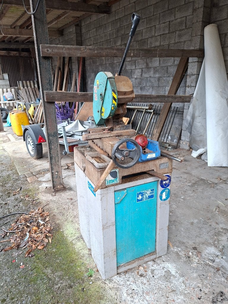 Zaagmachine metaal en rolbakje, Ophalen, Gebruikt, IJzer
