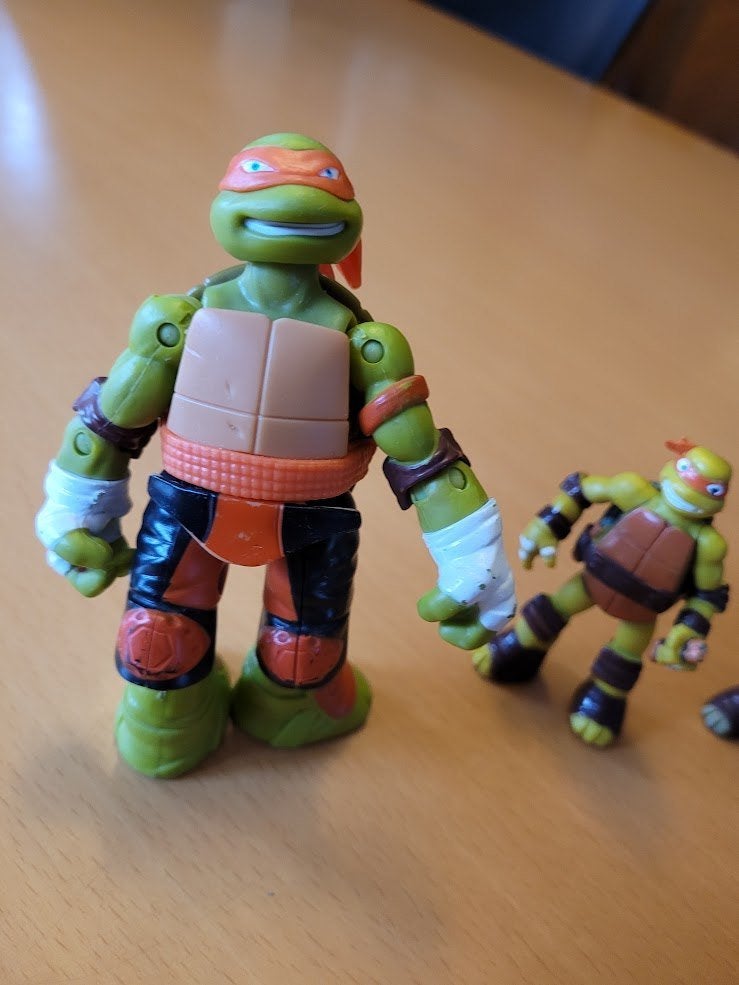 set turtles figuren, Ophalen of Verzenden, Zo goed als nieuw