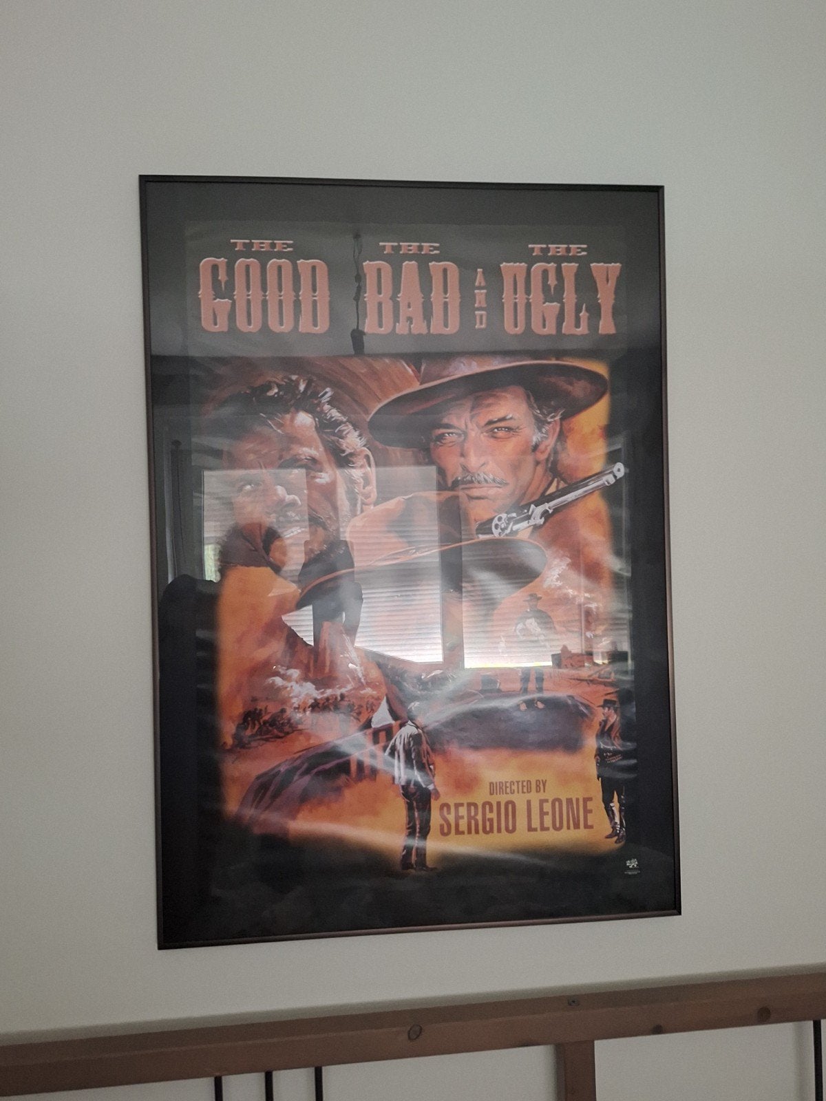 Fotokader met filmposter The Good, the Bad and the Ugly, Audio, Tv en Foto, Fotografie | Fotolijsten, Ophalen, Zo goed als nieuw