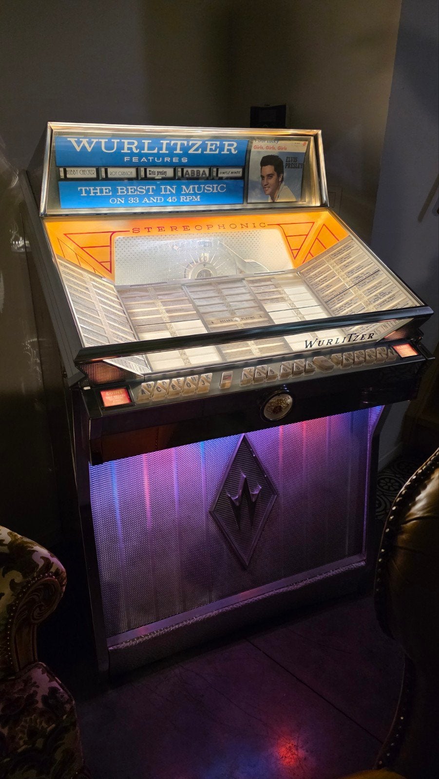 Wurlitzer 2610, Collections, Enlèvement, Wurlitzer