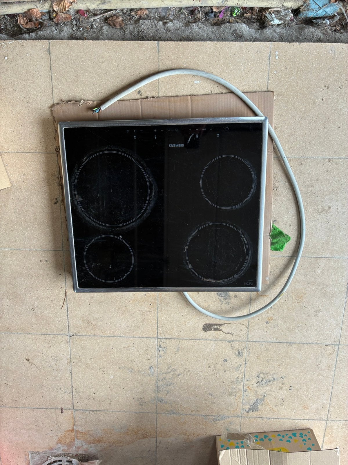 Kookplaat, Elektronische apparatuur, Ophalen, Gebruikt, 4 kookzones, Inbouw