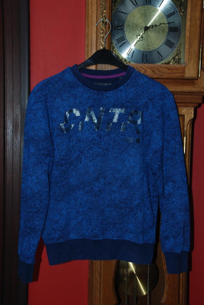 Sweat shirt"C&A" en coton polyester bleu Taille S Très Bon!, Enlèvement ou Envoi, Angelo Litrico de C&A, Porté, Bleu