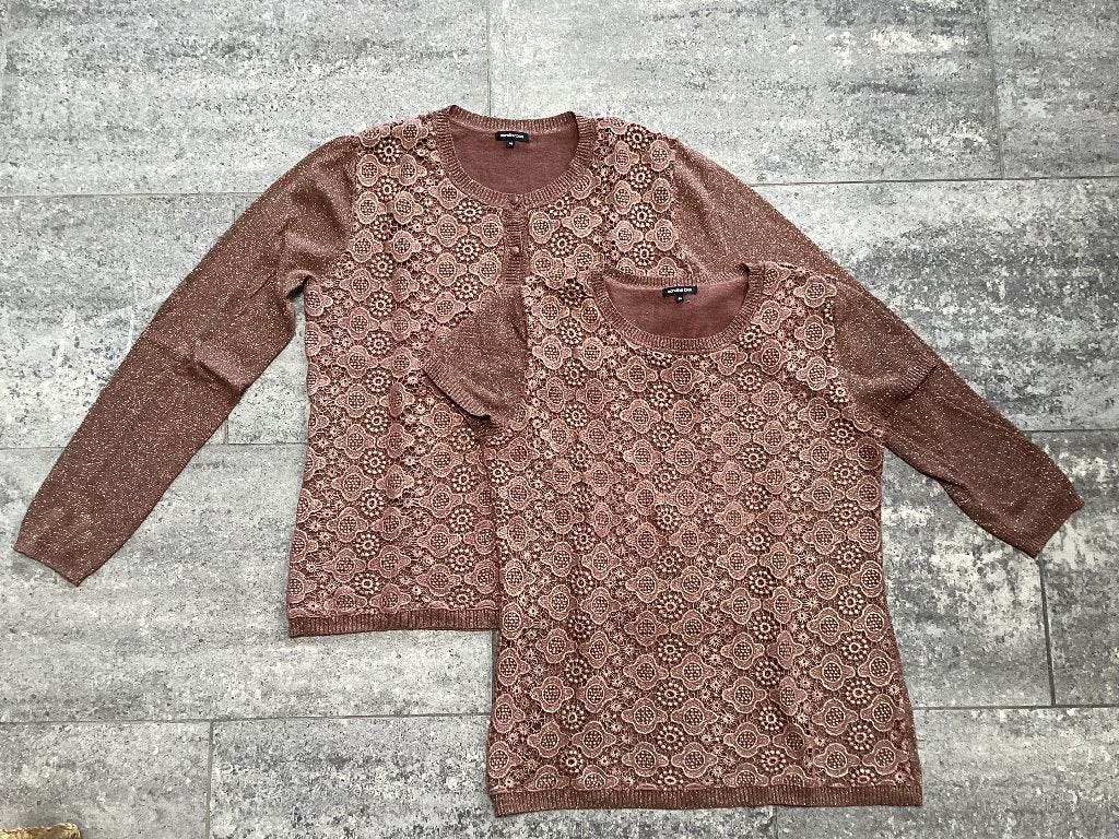 Vest en trui Caroline Biss 40, Kleding | Dames, Maat 38/40 (M), Bruin, Ophalen of Verzenden, Zo goed als nieuw