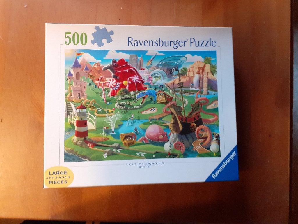 puzzel 500 grote stukken volwassenen, Ophalen of Verzenden, 500 t/m 1500 stukjes, Zo goed als nieuw, Legpuzzel