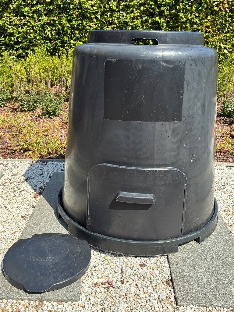 Compostbak 280 liter zwart - zonder ring deksel, Ophalen, Compostbak