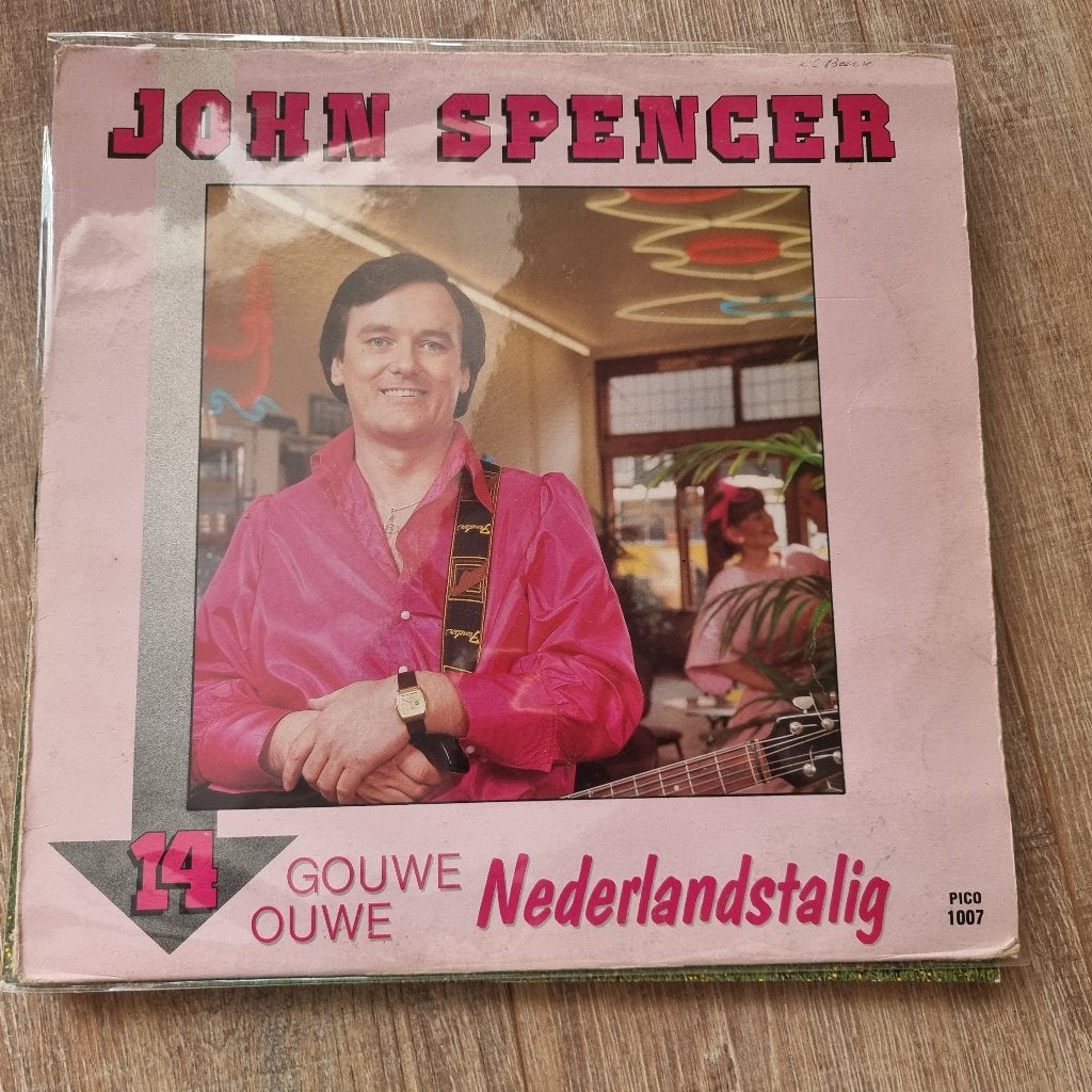 LP John Spencer – 14 Gouwe Ouwe Nederlandstalig, CD & DVD, Enlèvement ou Envoi, Utilisé, Rock, LP