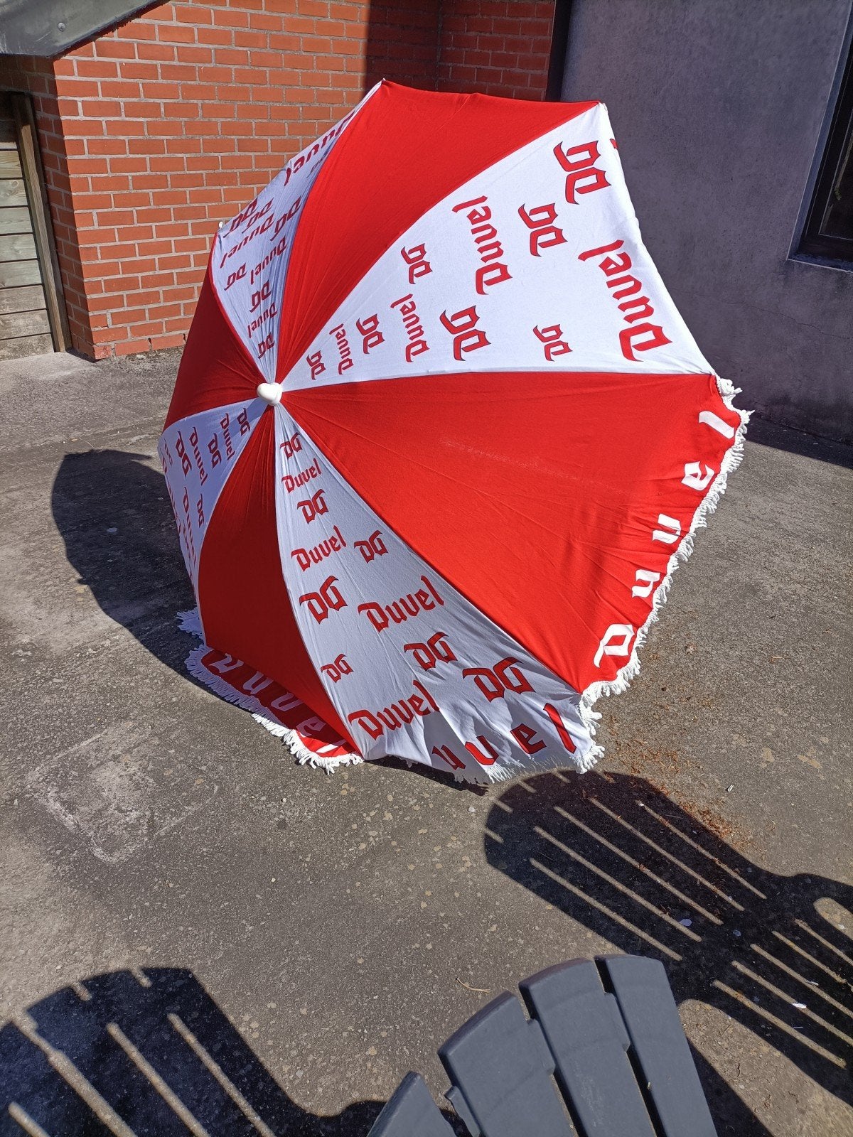 vieux parasol vintage Duvel Moortgat, Collections, Enlèvement, Duvel