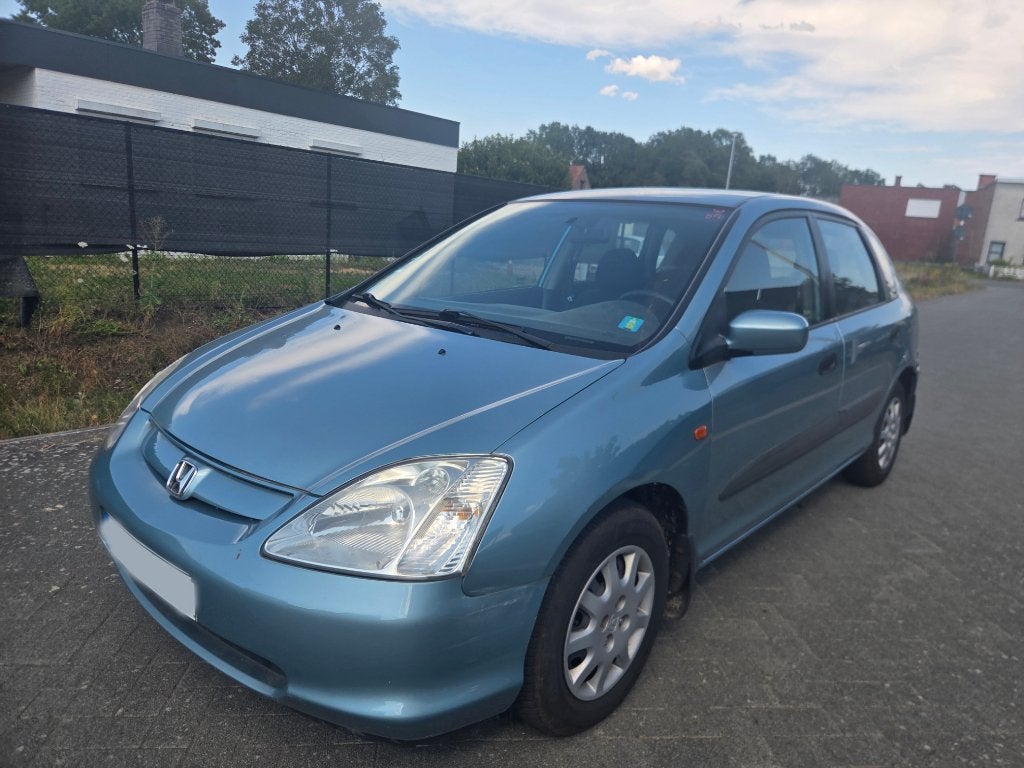 Honda Civic 1.4 inschrijfklaar met garantie, Auto's, Honda, Voorwielaandrijving, Stof, Zwart, 4 cilinders