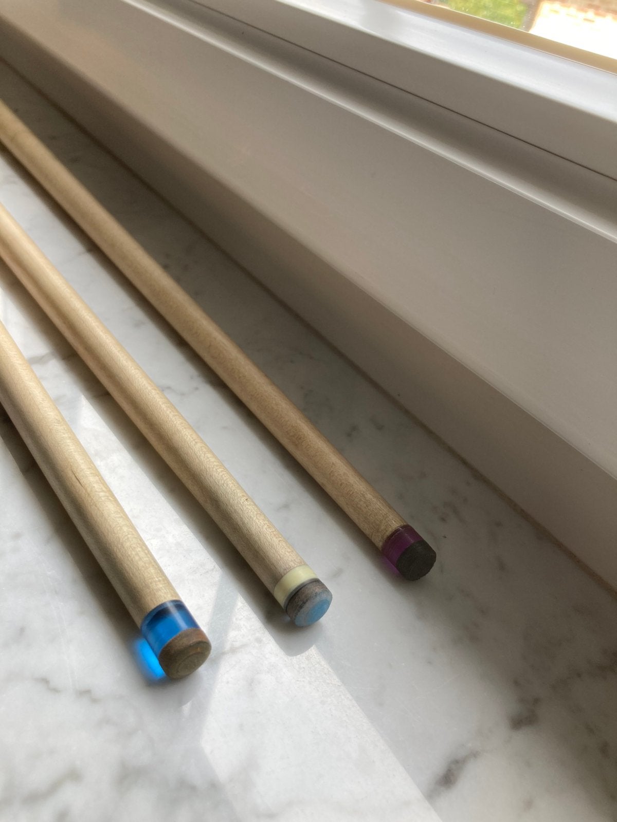 Voorstukken te koop met rode inleg pijltjes 10,8 en 119 gr, Doe-het-zelf en Bouw, Metalen, Ophalen, Zo goed als nieuw