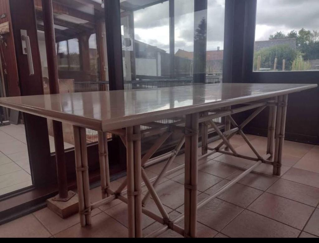 table à manger, Enlèvement, Comme neuf, Cinq personnes ou plus, Rectangulaire