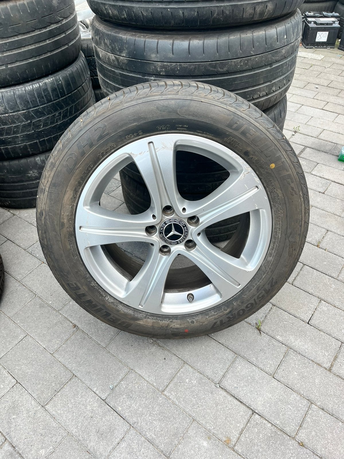 Banden en velg voor mercedes, Auto-onderdelen, Ophalen, 215 mm, Banden en Velgen, Nieuw