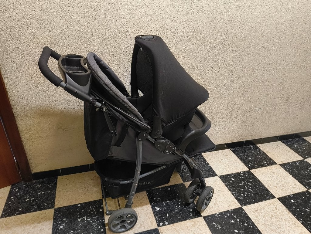 Kinderwagen met maxi cosi Quax, Enfants & Bébés, Poussettes & Combinaisons, Enlèvement, Utilisé, Poussette, Autres marques