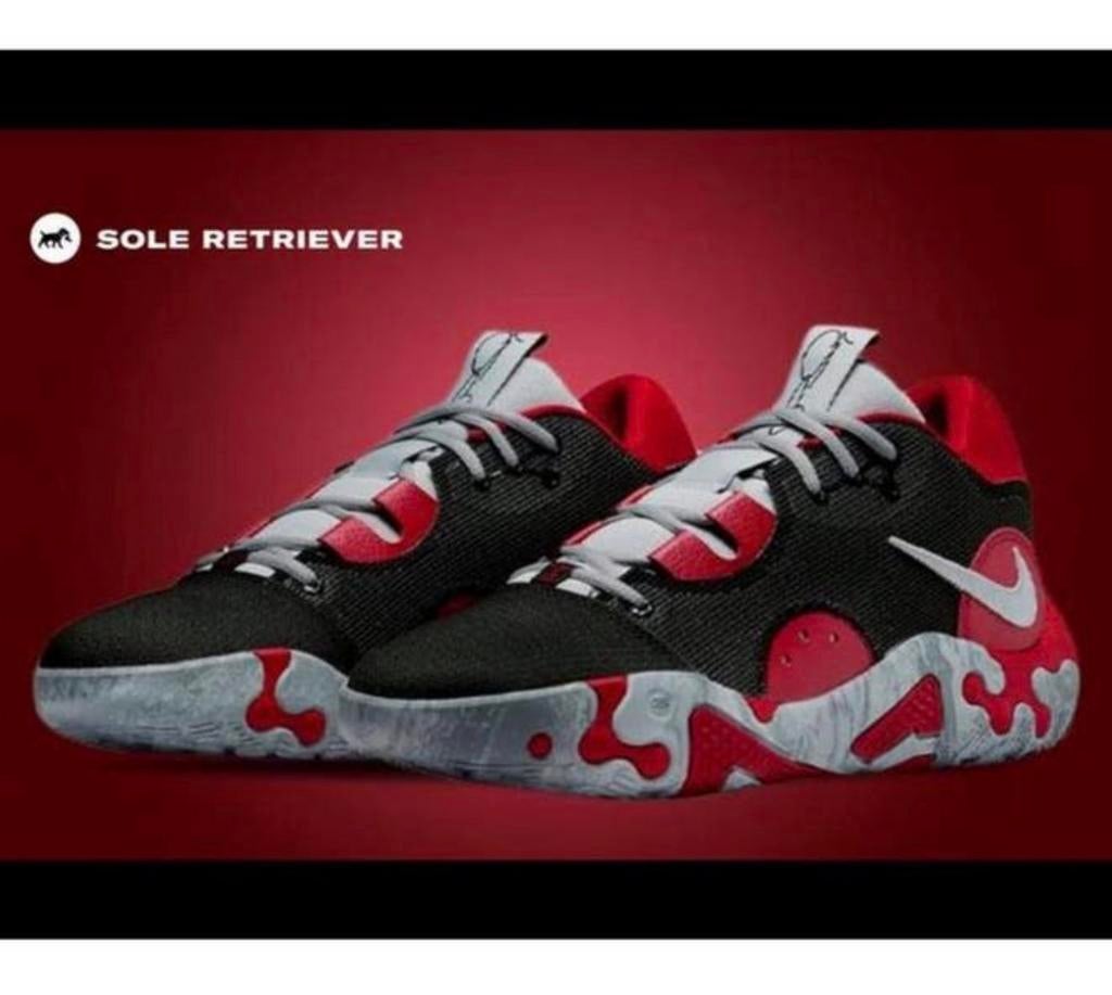 Nike PG 6 Bred Noir-Rouge Loup Gris Paul George DC1974 eu 44, Neuf, Enlèvement ou Envoi, Baskets, Noir