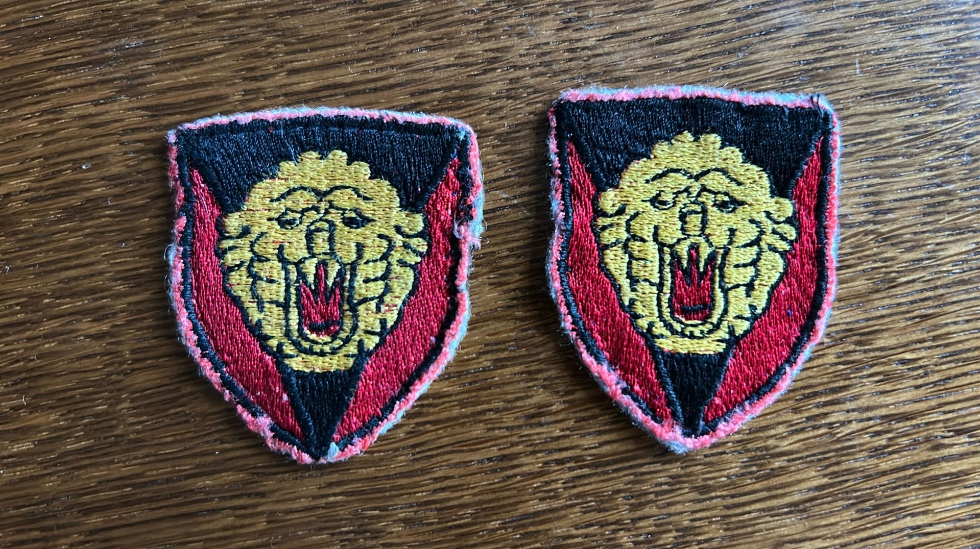 Geweven mouwemblemen, Ophalen of Verzenden, Landmacht, Embleem of Badge