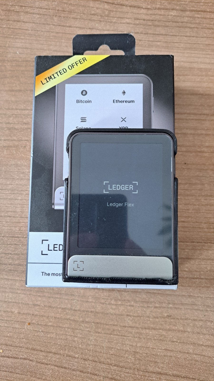 Ledger flex crypto wallet, Enlèvement