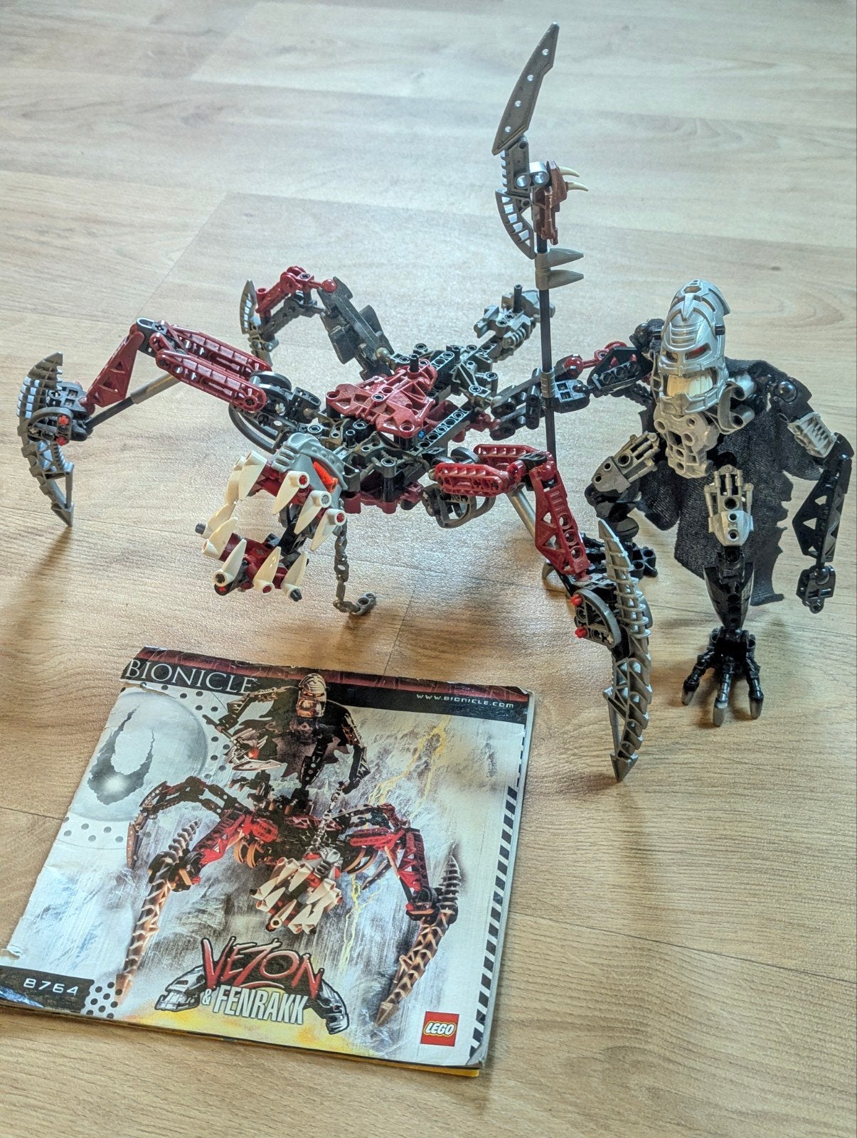 BIONICLE: Vezon & Fenrakk, Gebruikt, Bionicle, Lego, Inclusief instructies