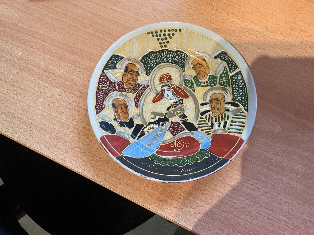 Japans bord getekend, Ophalen