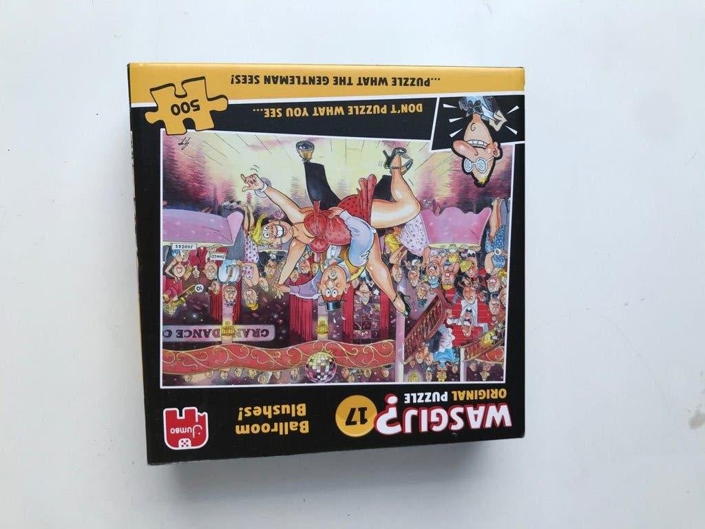 Nieuwe mystery puzzel Wasgij 500 stuks Ballroom Blushes!, Hobby en Vrije tijd, Ophalen of Verzenden, 500 t/m 1500 stukjes, Nieuw